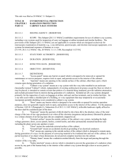 This rule was filed as 20 NMAC 3.1 Subpart 11. TITLE 20