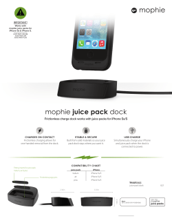 mophie juice pack dock
