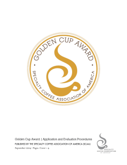 Golden Cup Award | Application and Evaluation Procedures