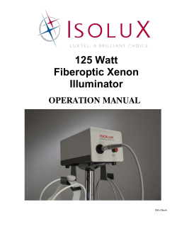 125 Watt Fiberoptic Xenon Illuminator