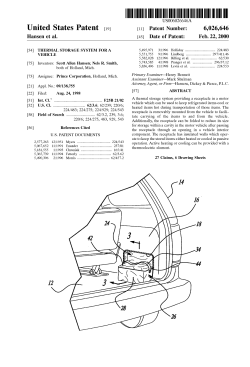 Thermal storage system for a vehicle