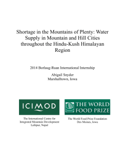 Abigail Snyder - The World Food Prize
