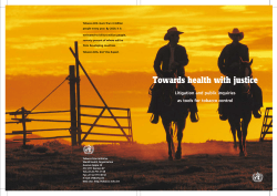 Towards health with justice