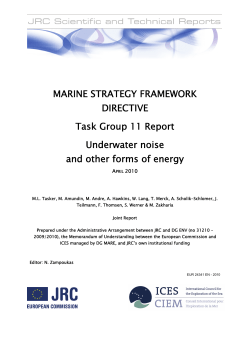 Task Group 11 Report - European Commission