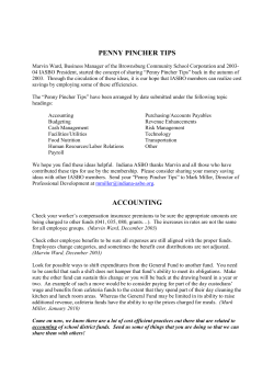 Penny Pincher Tips - Indiana Association of School Business Officials