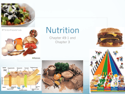 Nutrition - Nutley Public Schools