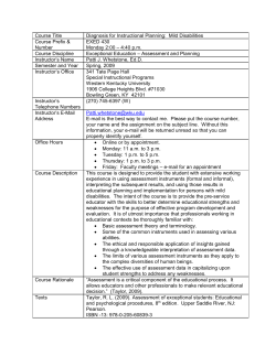 Course Title Diagnosis for Instructional Planning