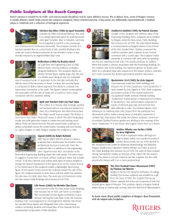 Public Sculpture at the Busch Campus