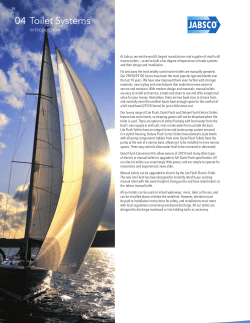 Toilet Systems - Xylem Flow Control