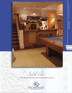 Solid Pine - EL and EL Wood Products