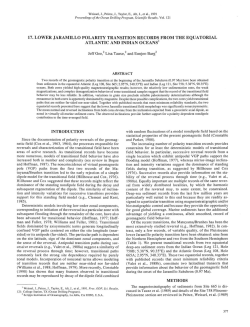 Ocean Drilling Program Scientific Results Volume 121