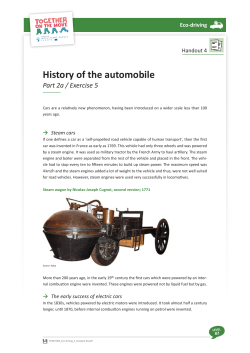 History of the automobile