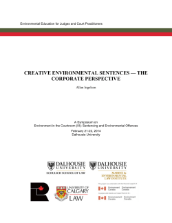 creative environmental sentences &mdash; the corporate perspective
