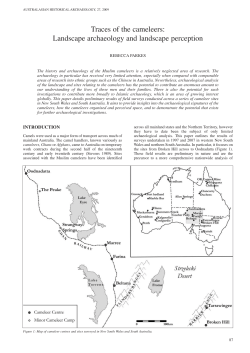 Landscape archaeology and landscape perception