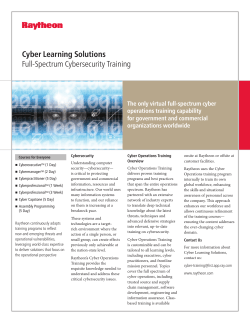 Cyber Learning Solutions Full-Spectrum Cybersecurity