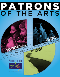 2015-16 fine and performing arts season