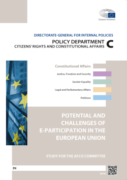 potential and challenges of e-participation in the european union