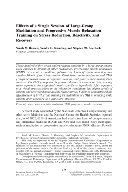 Effects of a Single Session of Large