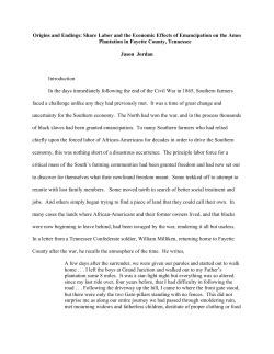 Origins and Endings: Share Labor and the