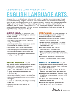 English Language Arts