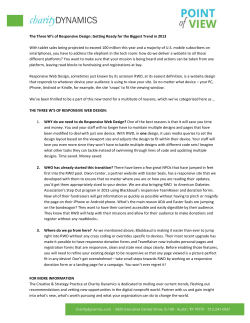 FOR MORE INFORMATION The Creative