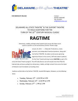 ragtime - J Alexander Productions