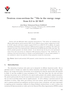 Neutron cross-sections for 55Mn in the energy
