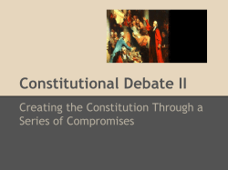 Constitutional Debates 2