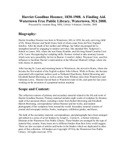 Harriet Goodhue Hosmer, 1830-1908