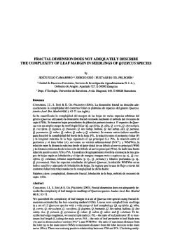 fractal dimension does not adequately describe the complexity of