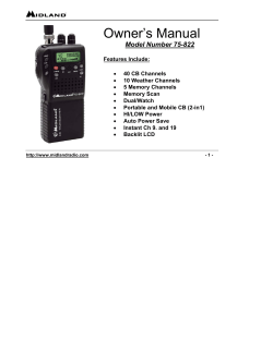 75-822 CB Radio