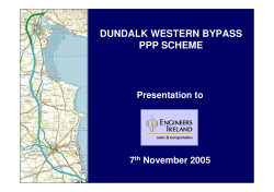 dundalk western bypass ppp scheme
