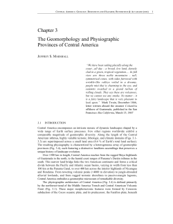 Chapter 3 The Geomorphology and Physiographic Provinces of