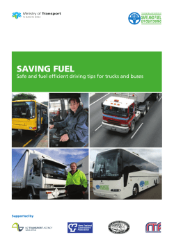 Saving fuel tips booklet