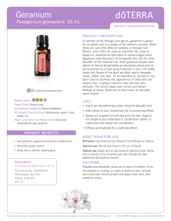 Geranium - doTERRA