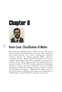 Chapter 8 - MSU Urban STEM