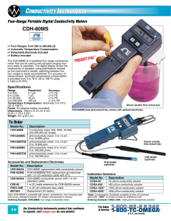 Four-Range Portable Digital Conductivity Meters