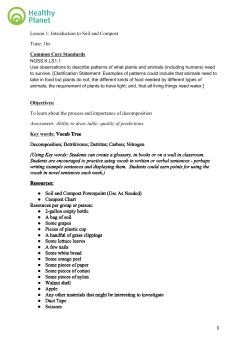 L1 Intro to Soil and Compost