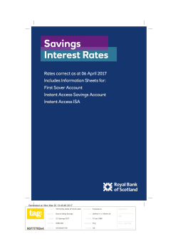 Savings Interest Rates