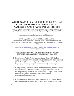 Court of Justice - American National Militia