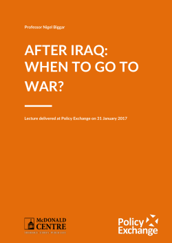 Read Publication - Policy Exchange