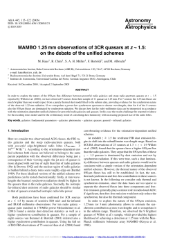 MAMBO 1.25 mm observations of 3CR quasars at z ~ 1.5: on the