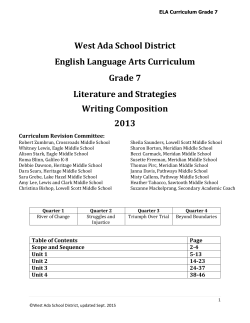 English 7 Curriculum