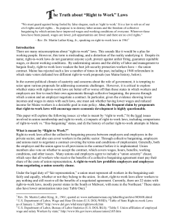 he Truth about “Right to Work” Laws