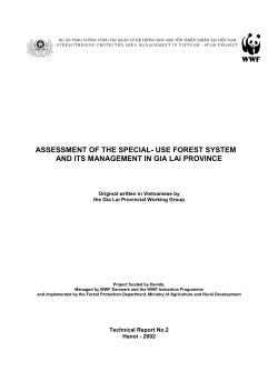 assessment of the special- use forest system