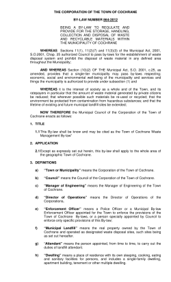 Garbage Collection | 864-2012