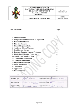 Magnesium Trisilicate