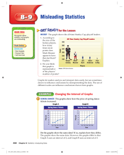 8-9 Misleading Statistics