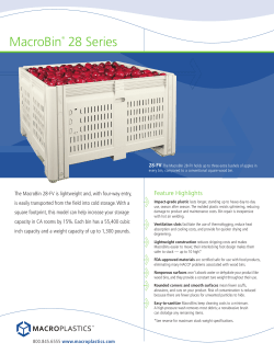MacroBin&reg; 28 Series