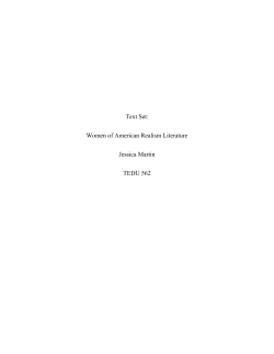 11th Grade American Lit &mdash; Jessica Martin